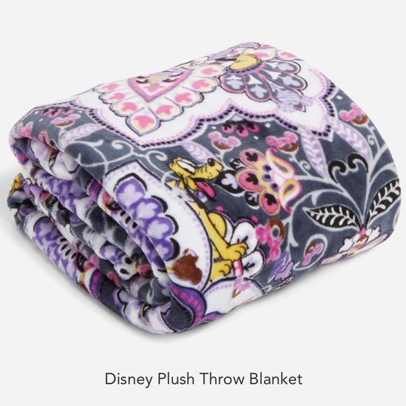 Vera Bradley Other - NEW Vera Bradley Disney Plush Throw Blanket
in Fleece Mickey’s Sweet Treats